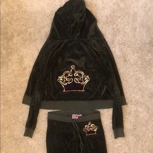 Juicy Couture Olive Green Track Suit